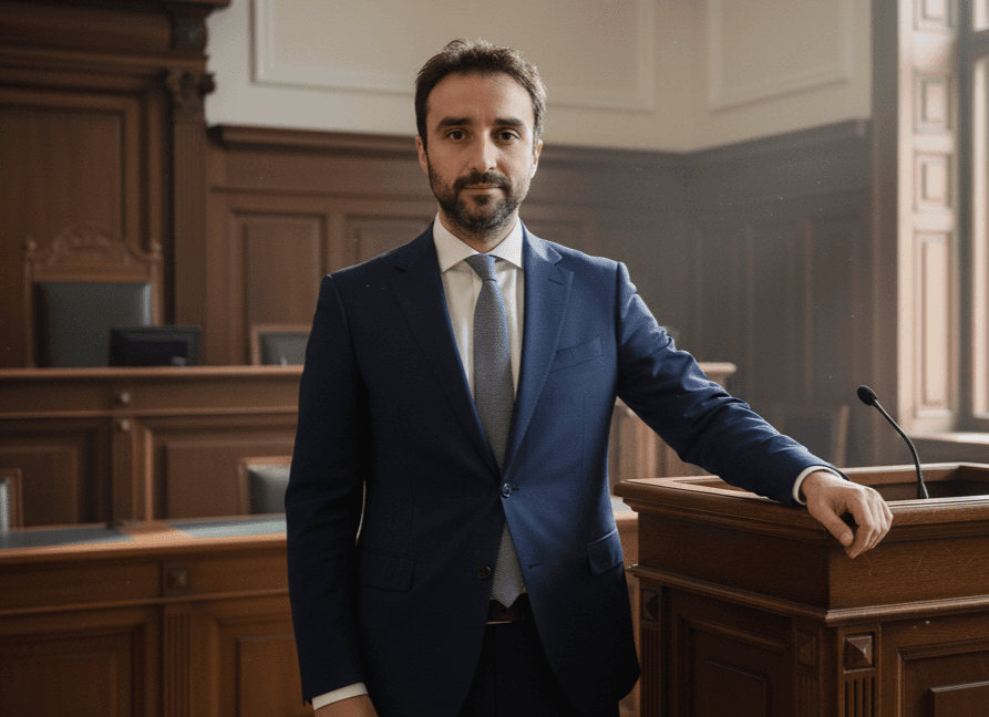 Escena editorial para el cierre de consulta legal de LXForce