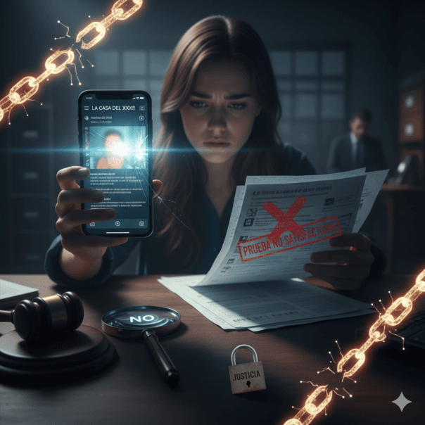 Violencia Digital: La Dificultad de Probar la Difusión de Contenido Íntimo para Exigir su Eliminación